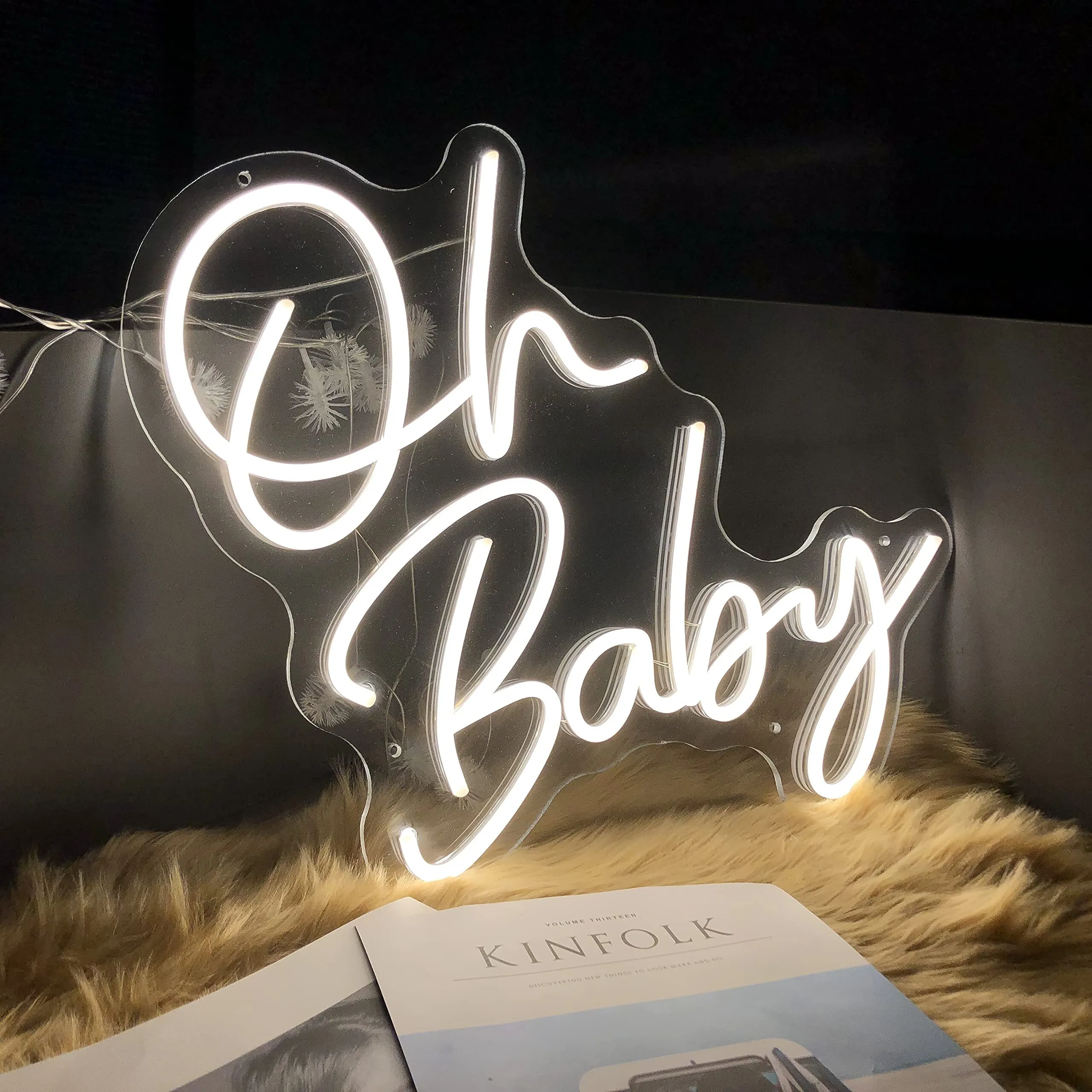 Oh baby LED Sign 12in 
