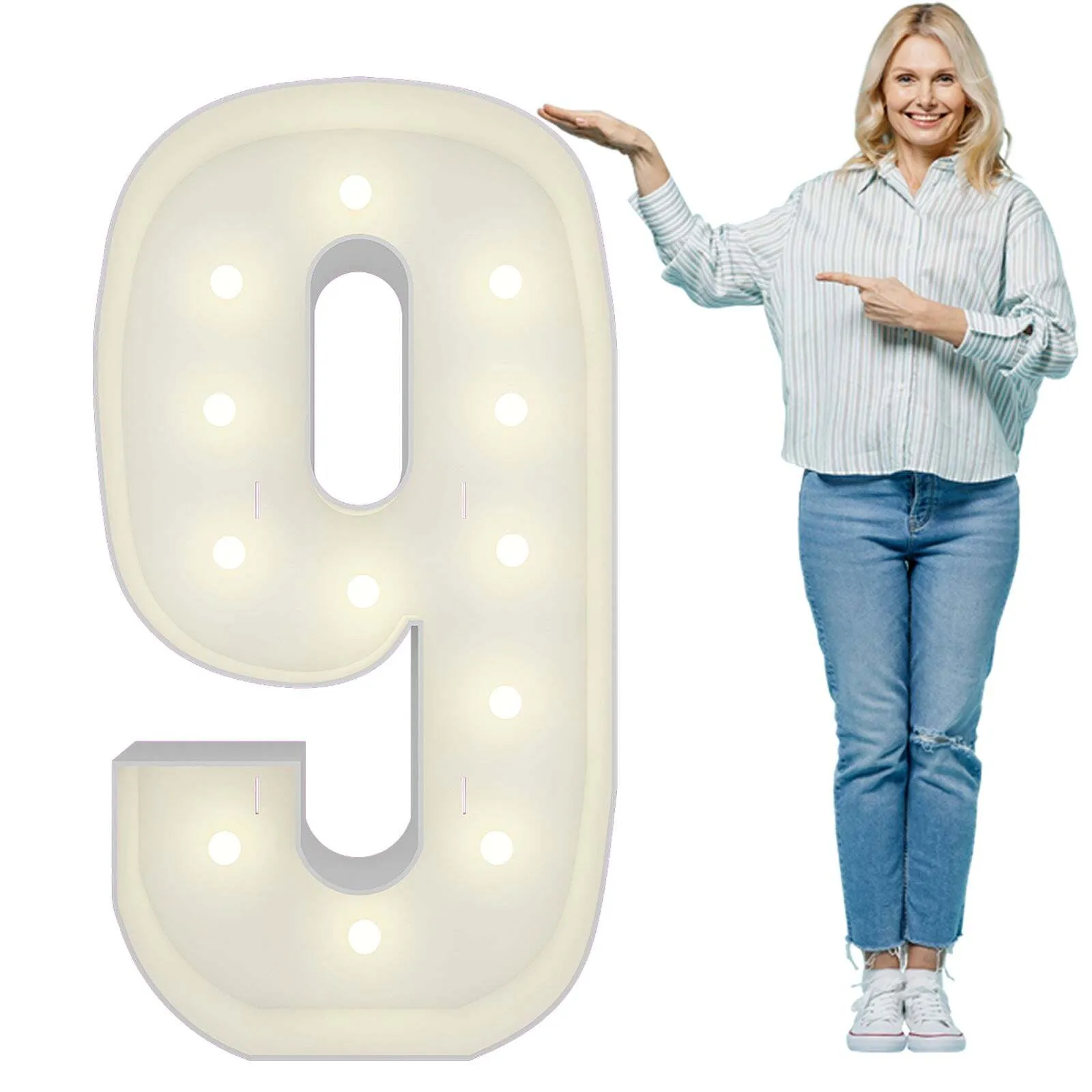 Number “9”marquee 