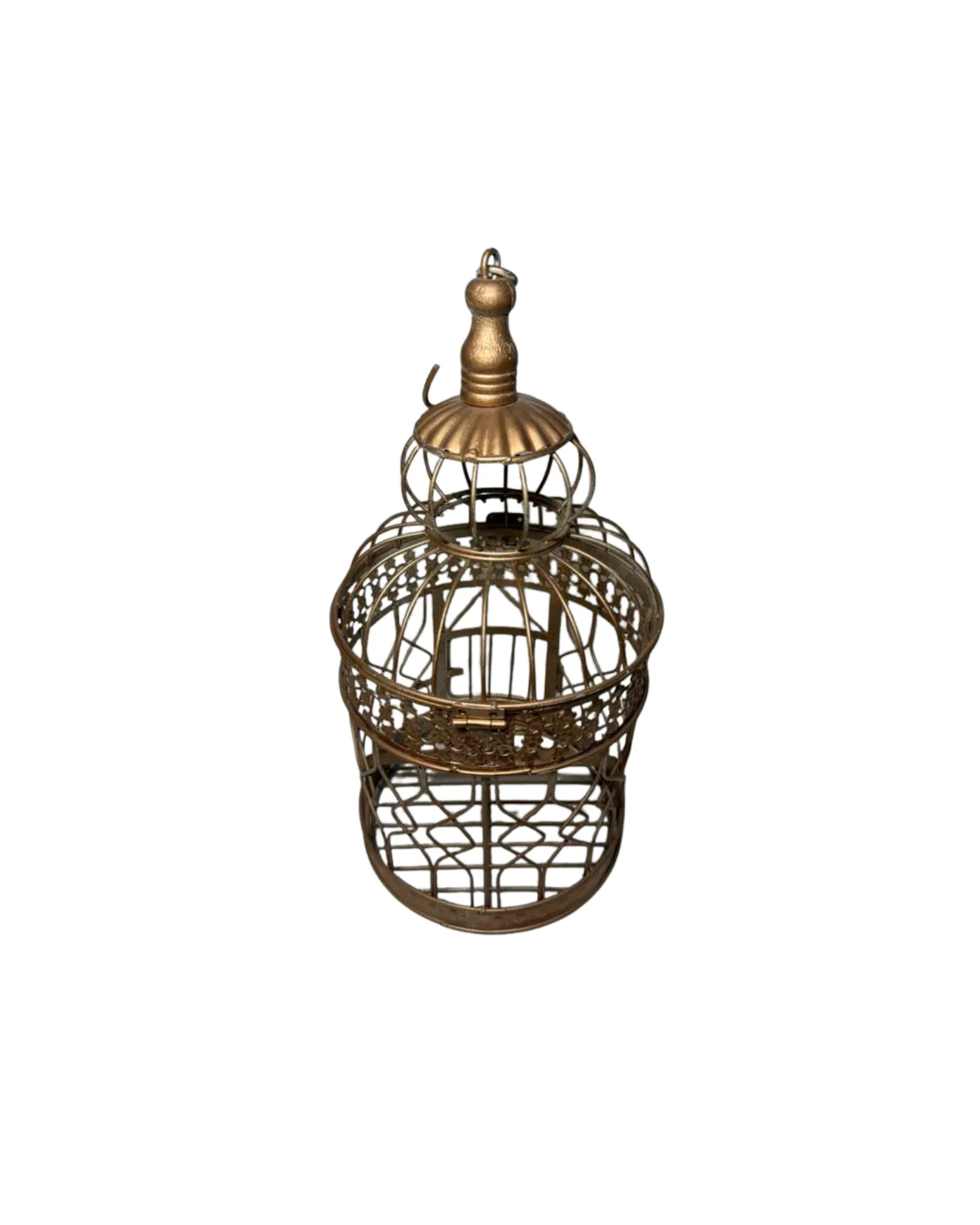 Brass Rustic Bird Cage 