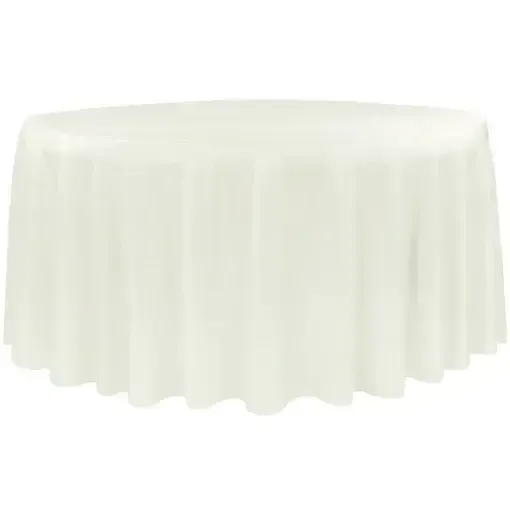 Ivory Matte Satin Linen