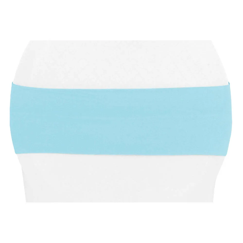 Baby Blue Spandex Chair Band