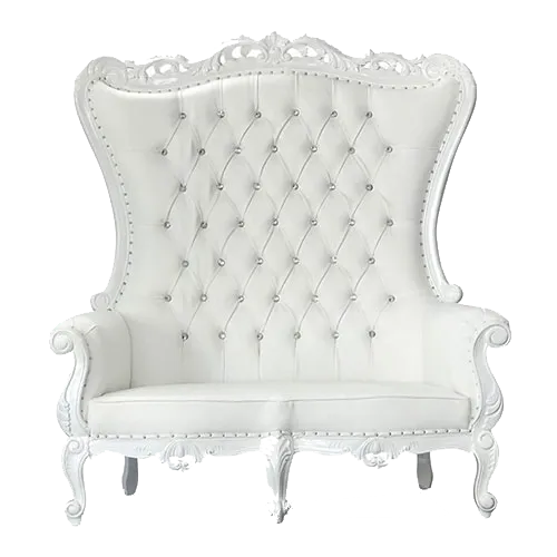 White Double Seat Throne