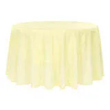 Light Yellow Matte Satin Linen