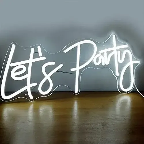 Let's Party LED Sign
