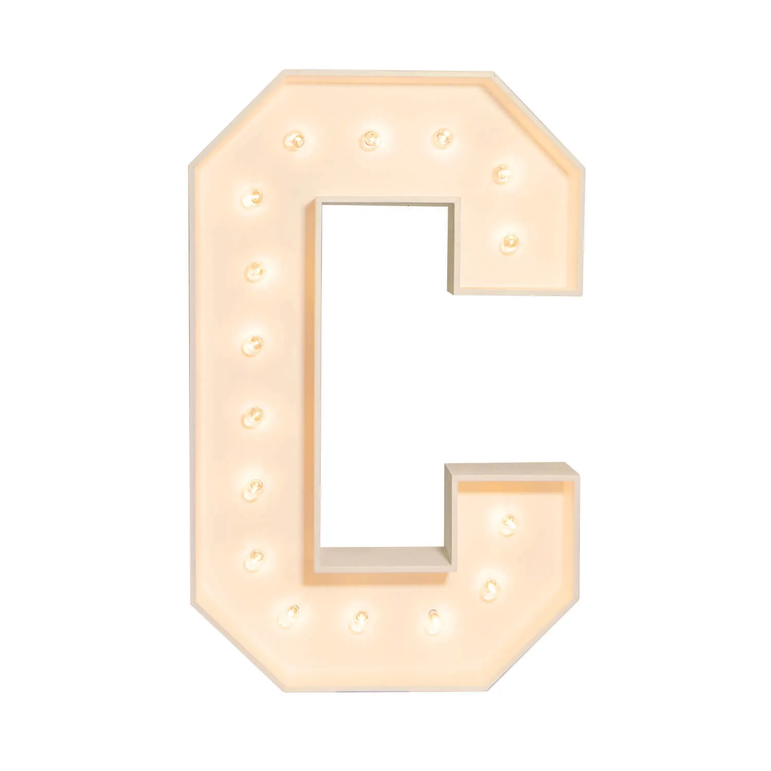 5ft Letter “C” marquee 