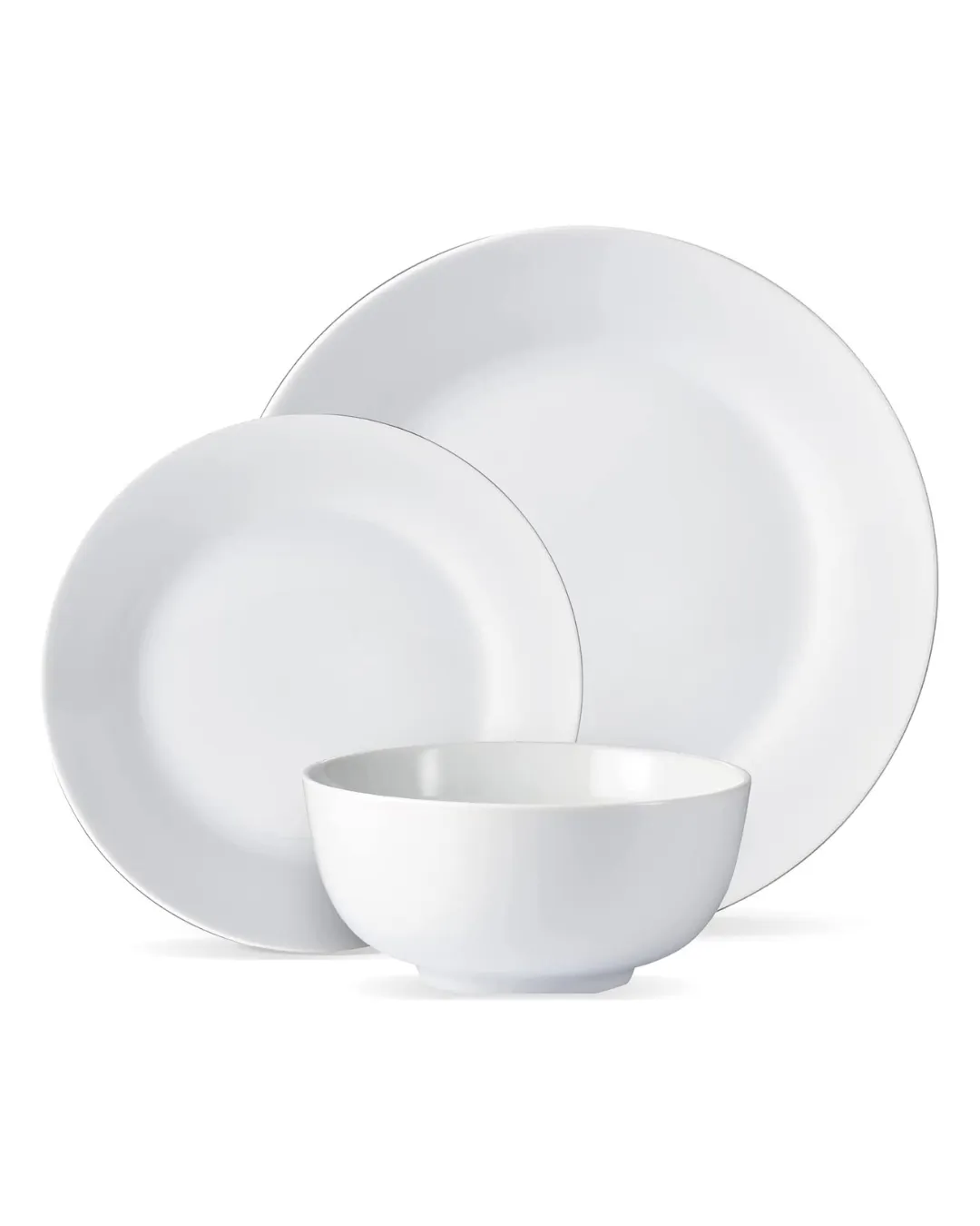 Classic White Round Dinnerware