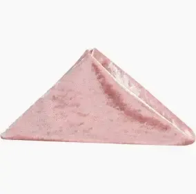 Velvet Napkin- Light Muave