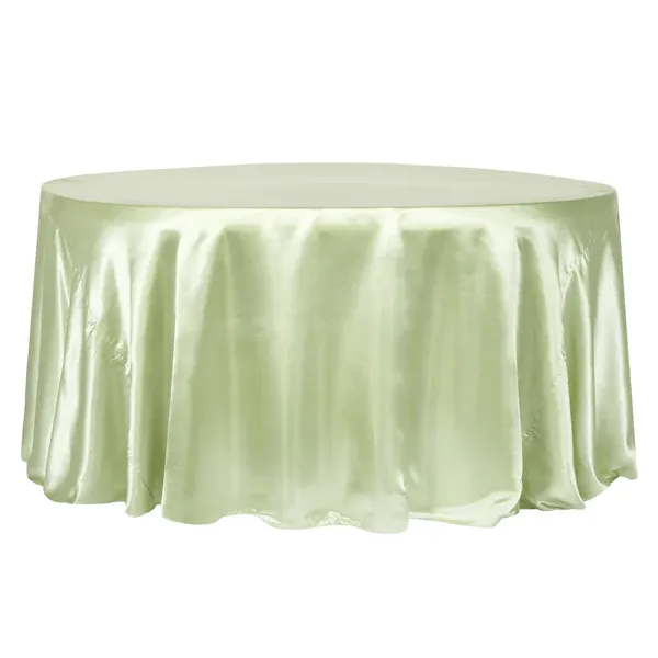 Sage Green Satin Linen