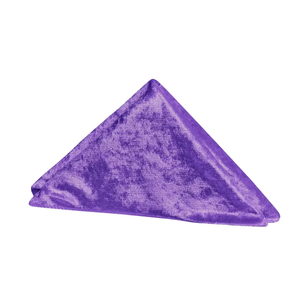 Purple Velvet Napkin