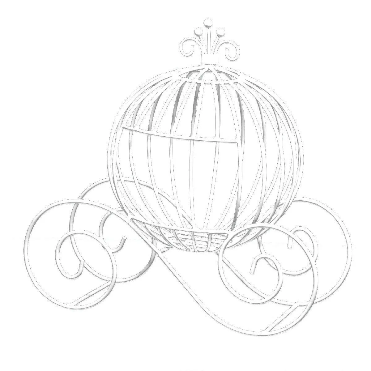 White Cinderella Pumpkin Centerpiece 