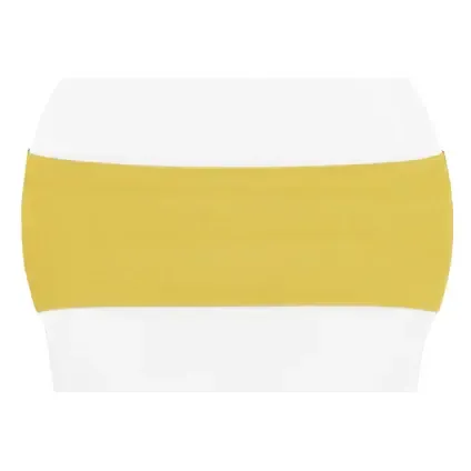 Gold Spandex Chair Band