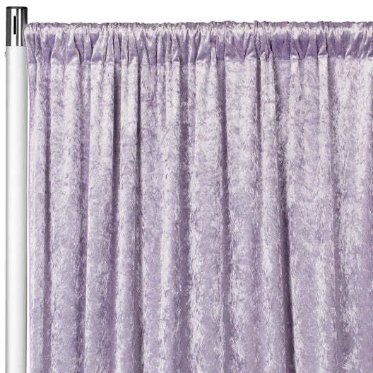 Velvet Drape 10ftH 52"W- Wisteria/ Lilac 