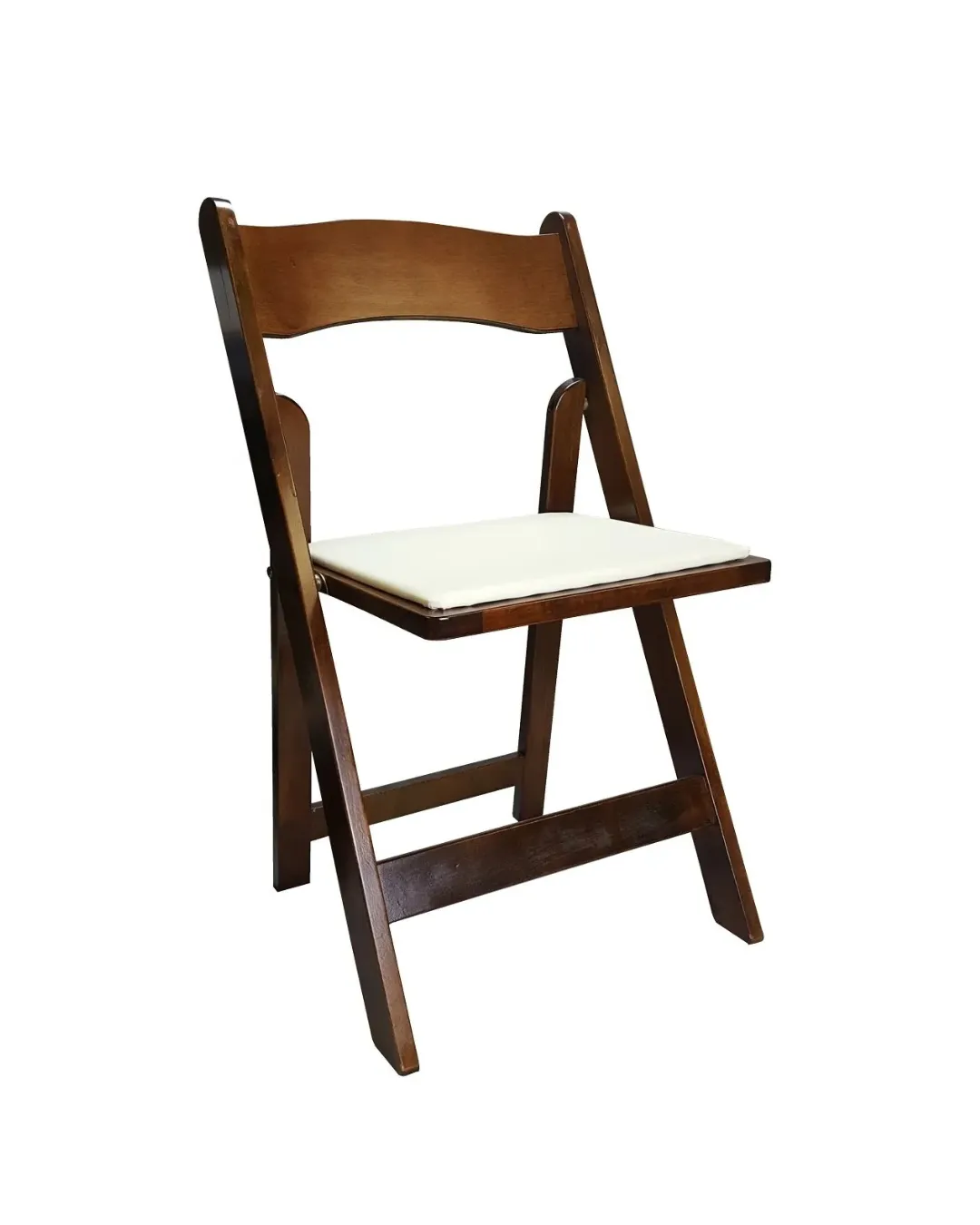 Brown Resin Folding Chair
