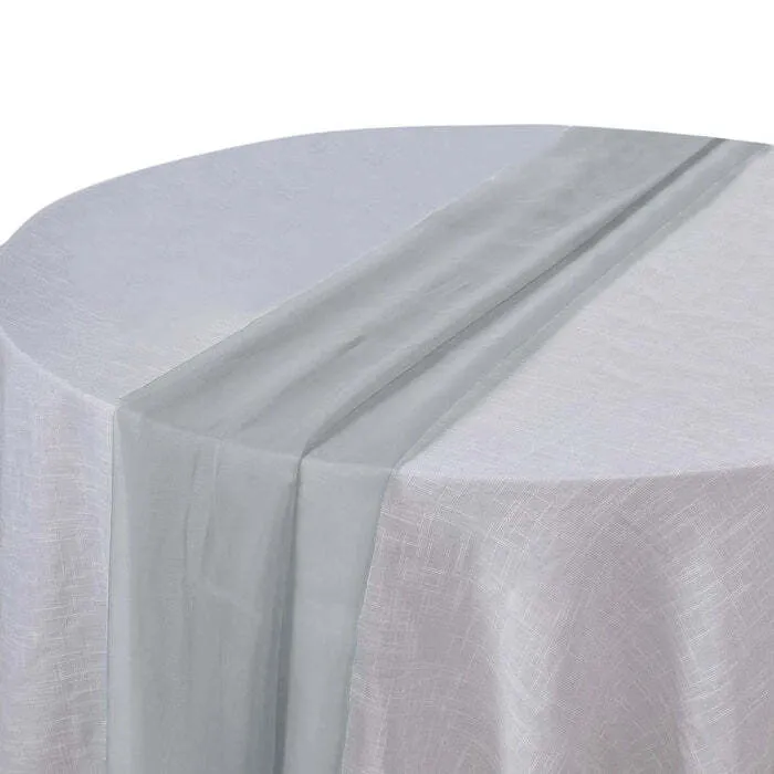Chiffon Gray Table Runner