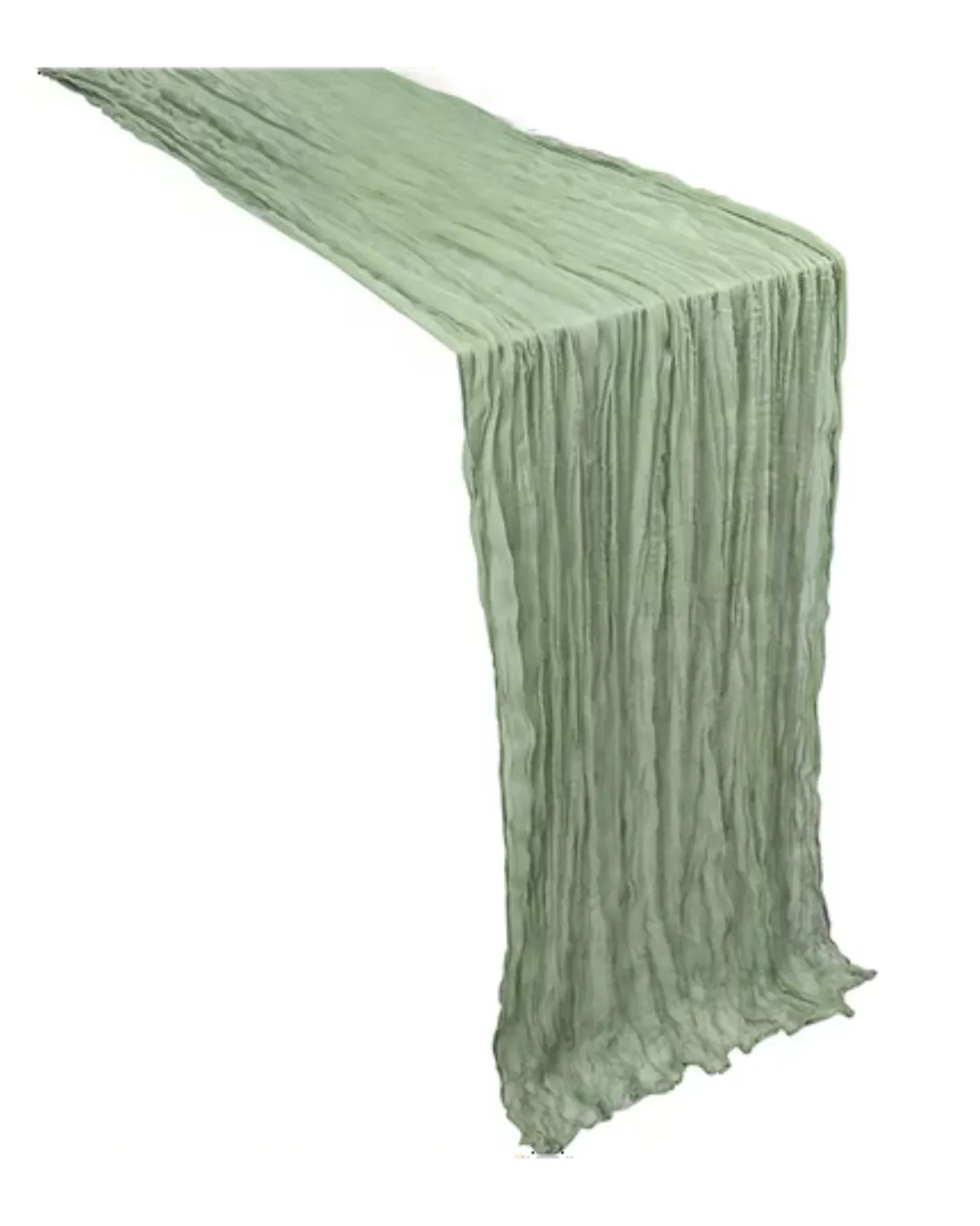 Dark Sage Green Table Runner