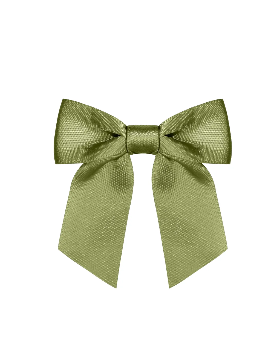 Sage Green Satin Bow Napkin Ring