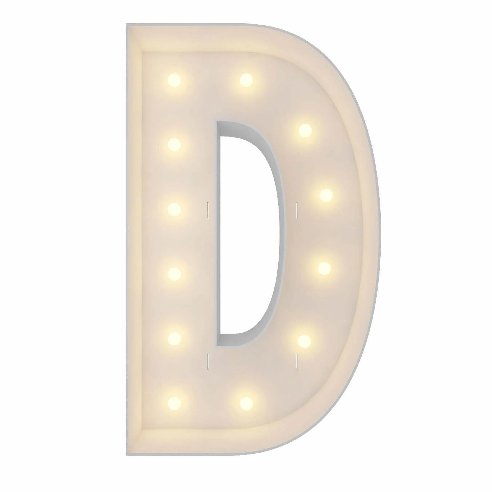 5ft Letter “D”marquee 