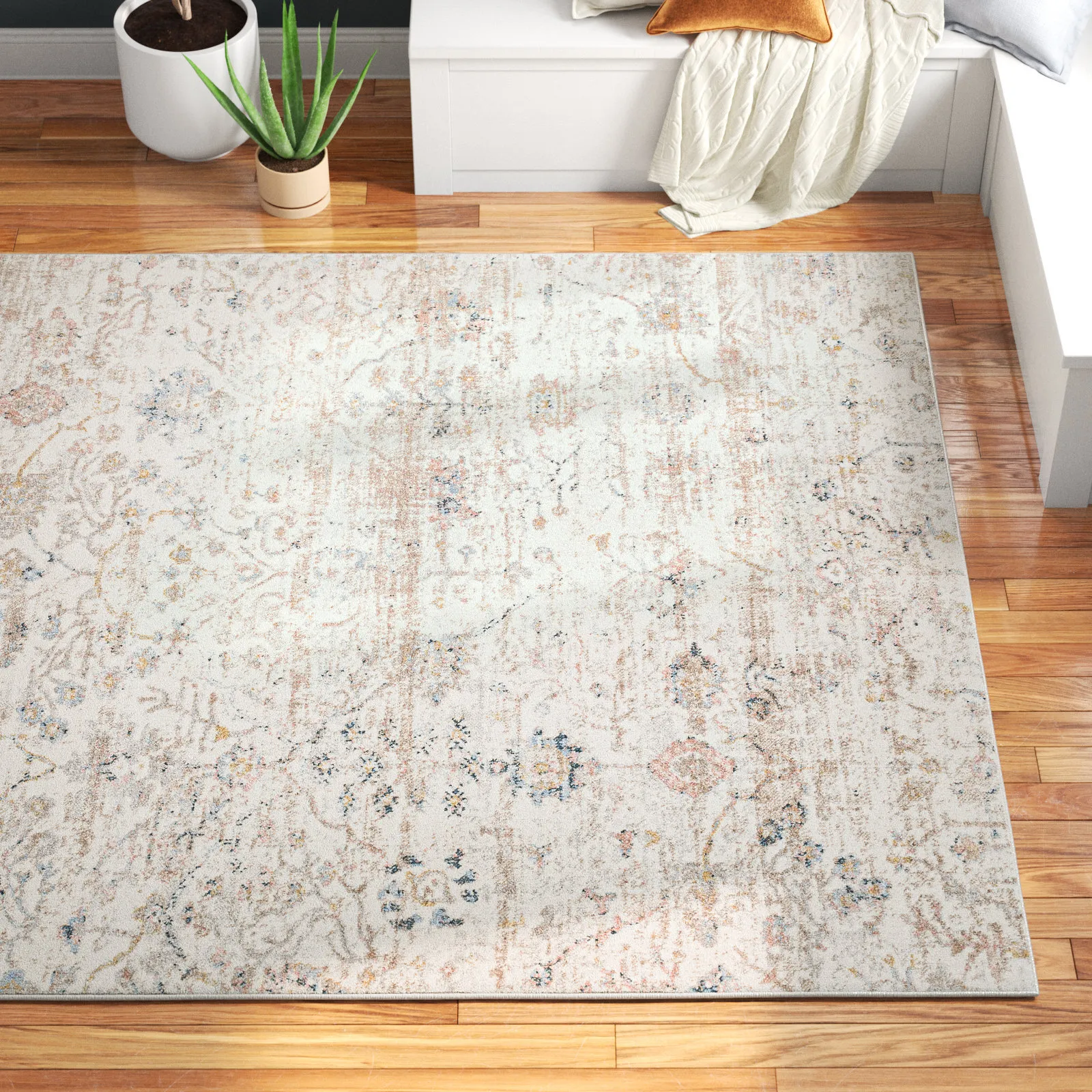 Benfield Beige Rug 5ft by 7ft