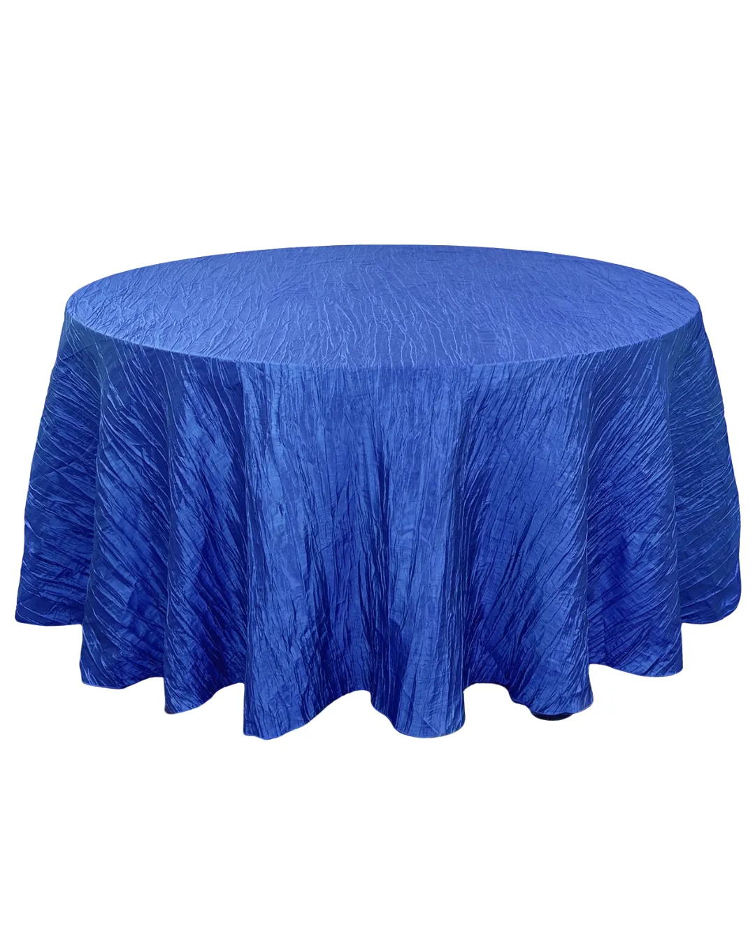 Royal Blue Accordion Crinkle Linen