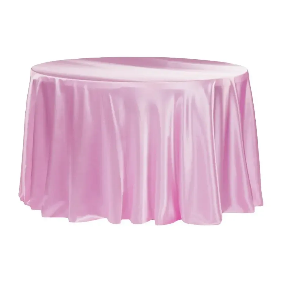 Pink Satin Linen