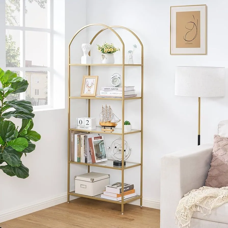 Gold Arched Shelf