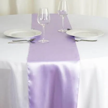 Satin Lavender Runner