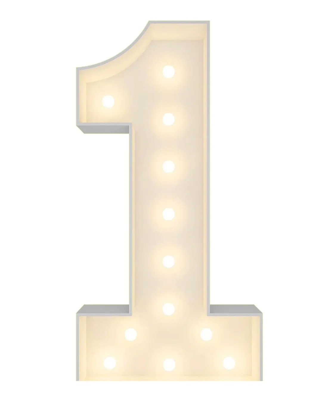 5ft marquee number “1”