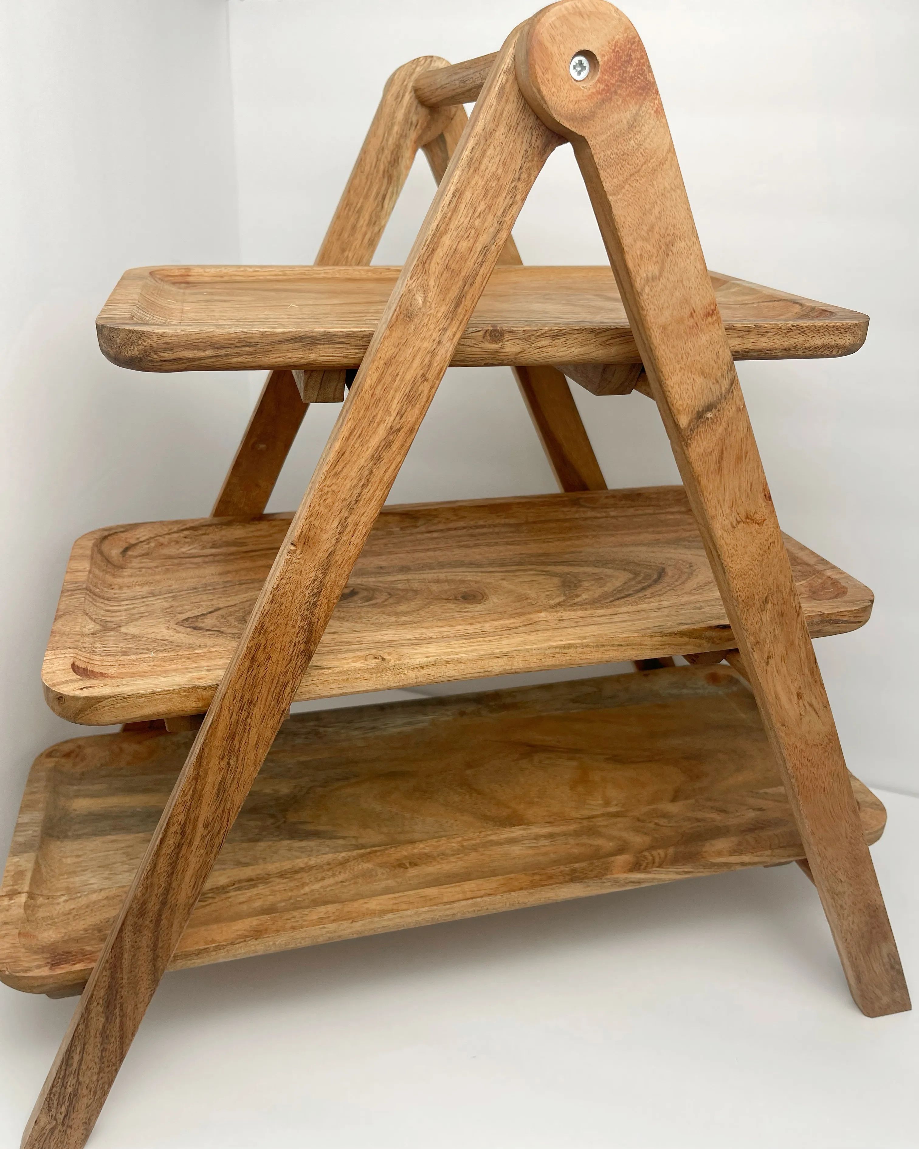 Three  Ladder Shelf Serving Plater 
