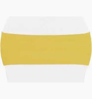 Spandex Chair Band- Mustard
