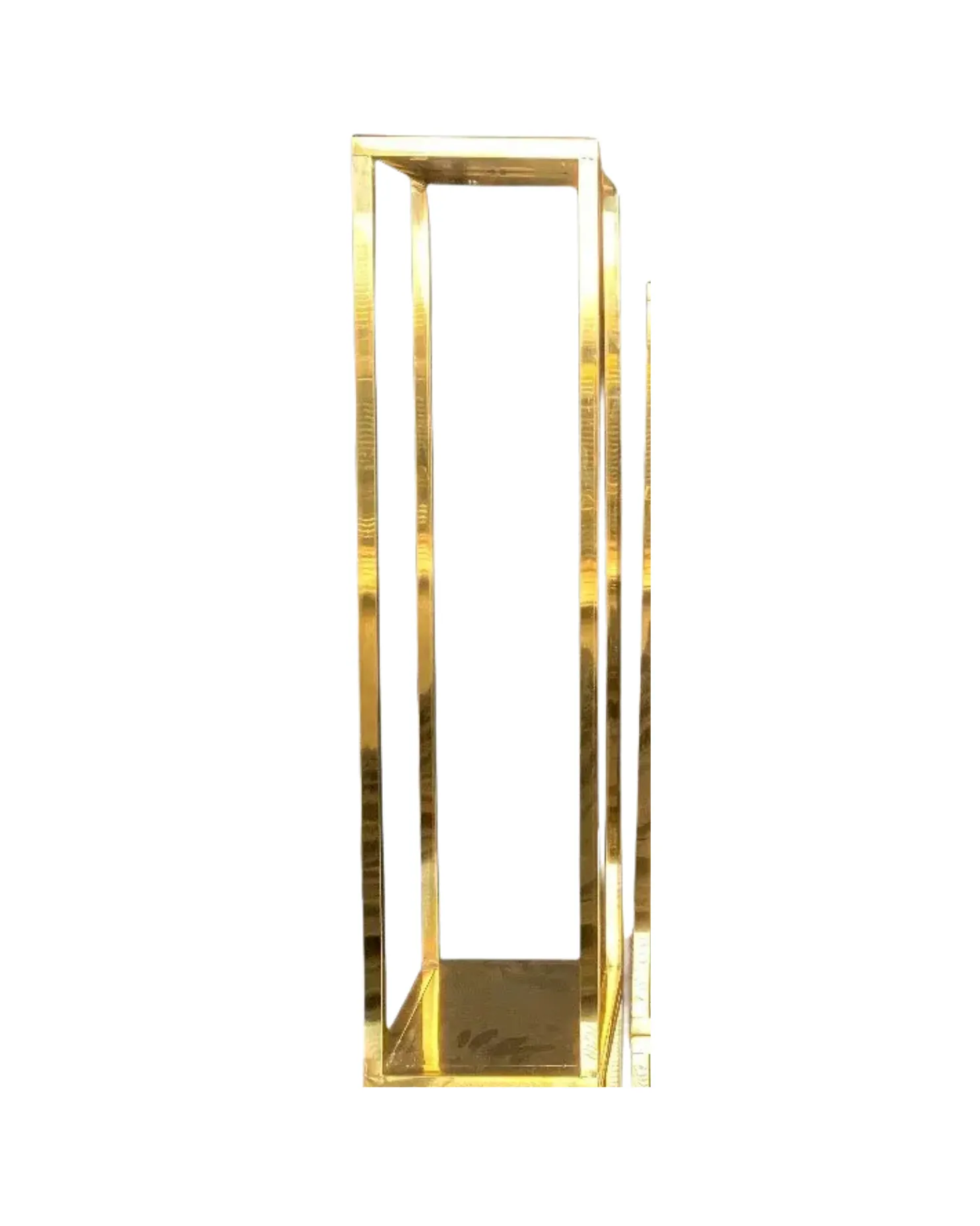 Gold Metal Pedestal Centerpiece