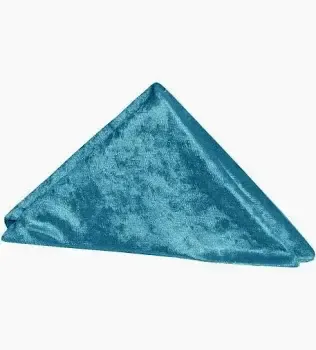 Velvet Napkin- Dark Turquoise