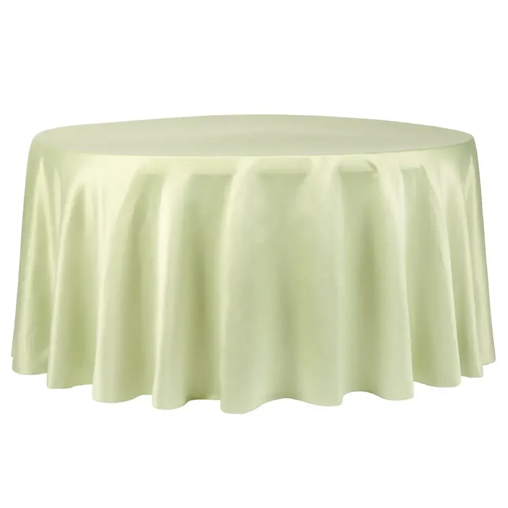 Sage Green Matte Satin Linen
