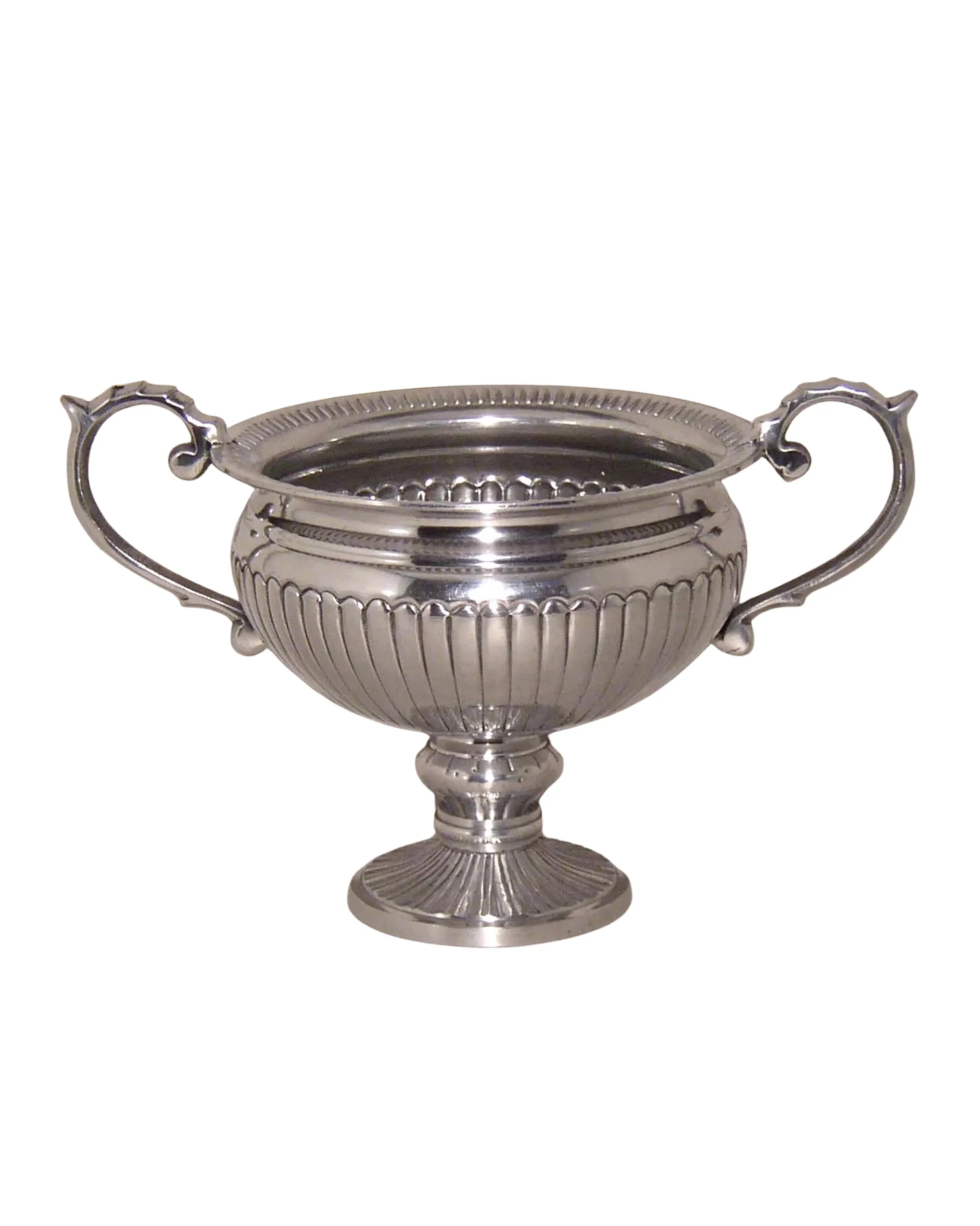 Vintage Silver Compote Bowl Vase