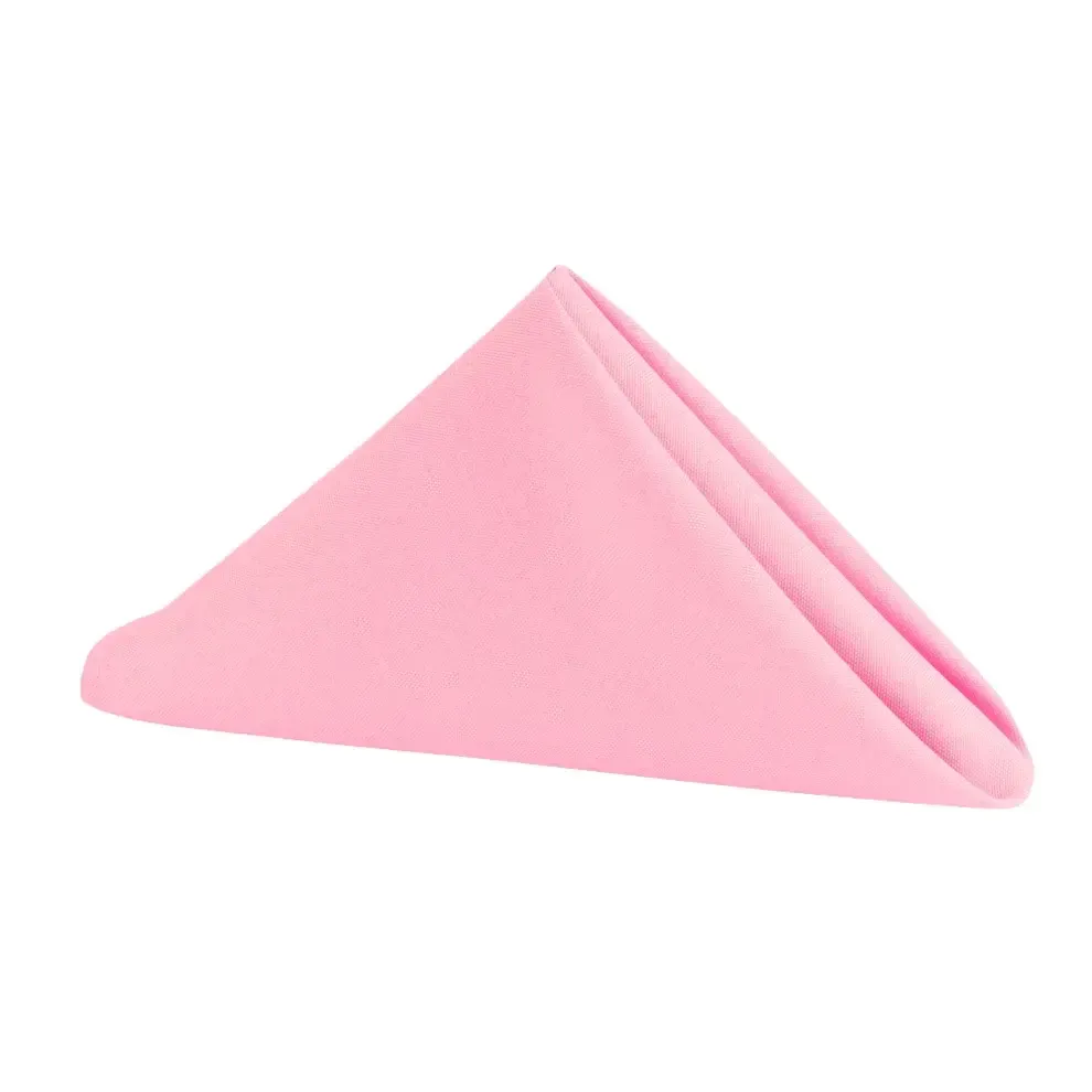 Pink Matte Satin Napkin