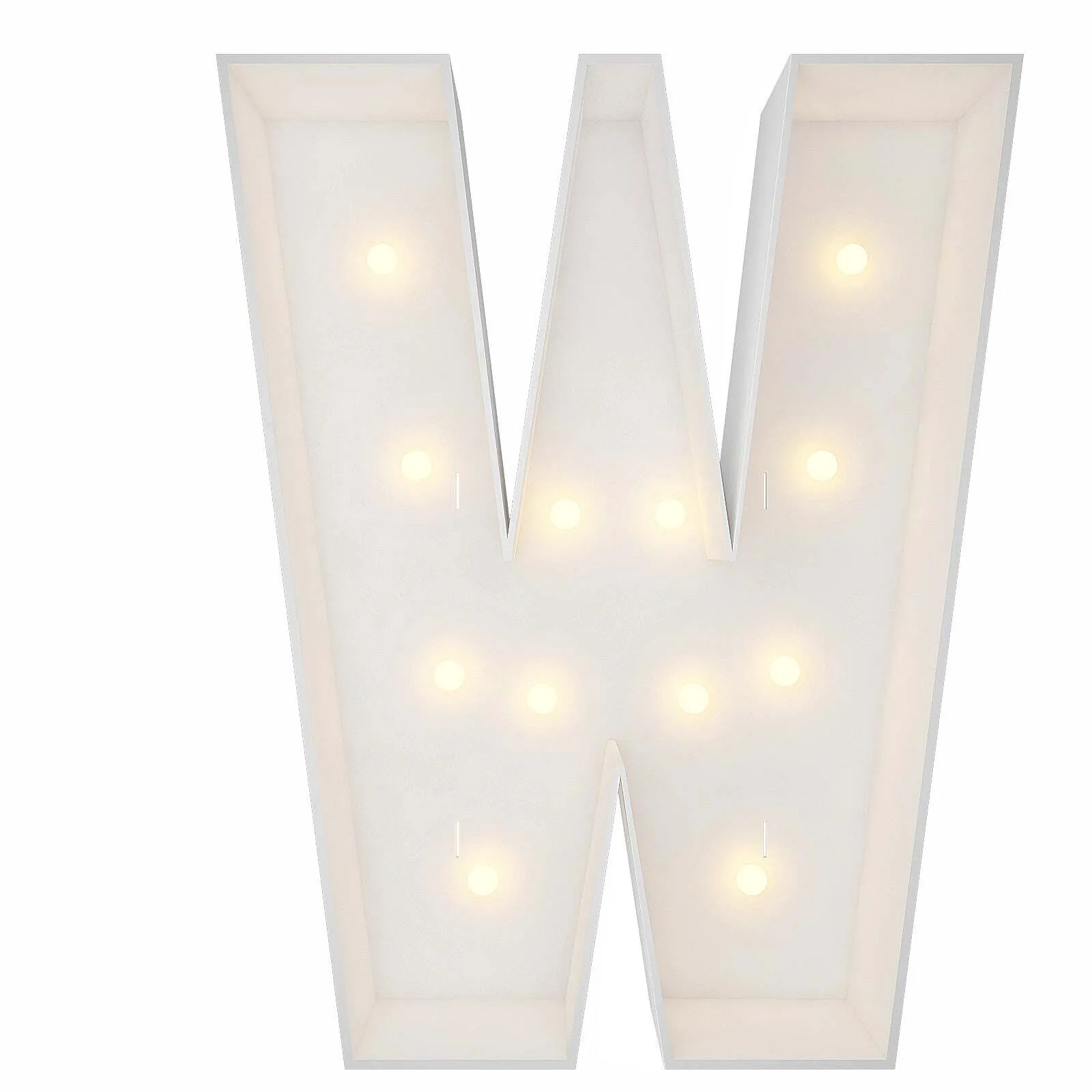 Letter “W” marquee 