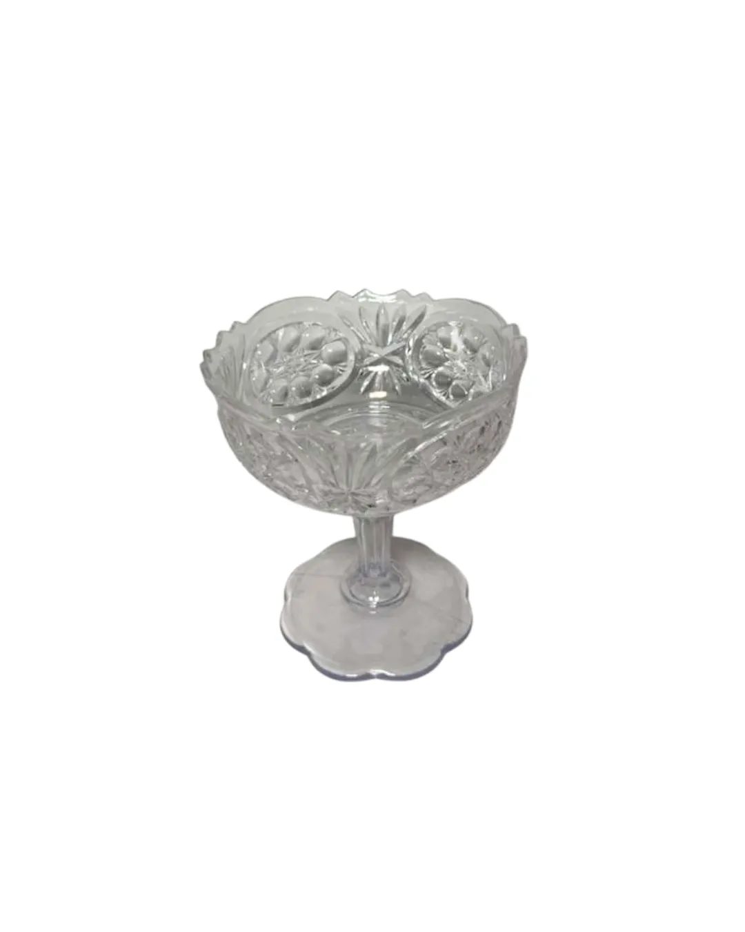 Vintage Glass Dessert Bowl
