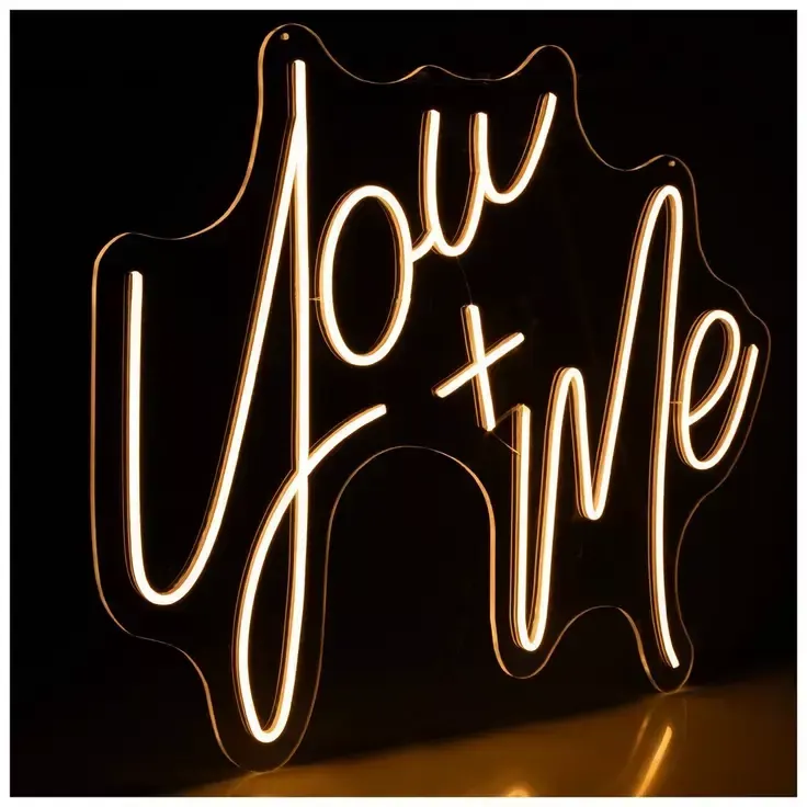 You + Me LED Sign 16in 