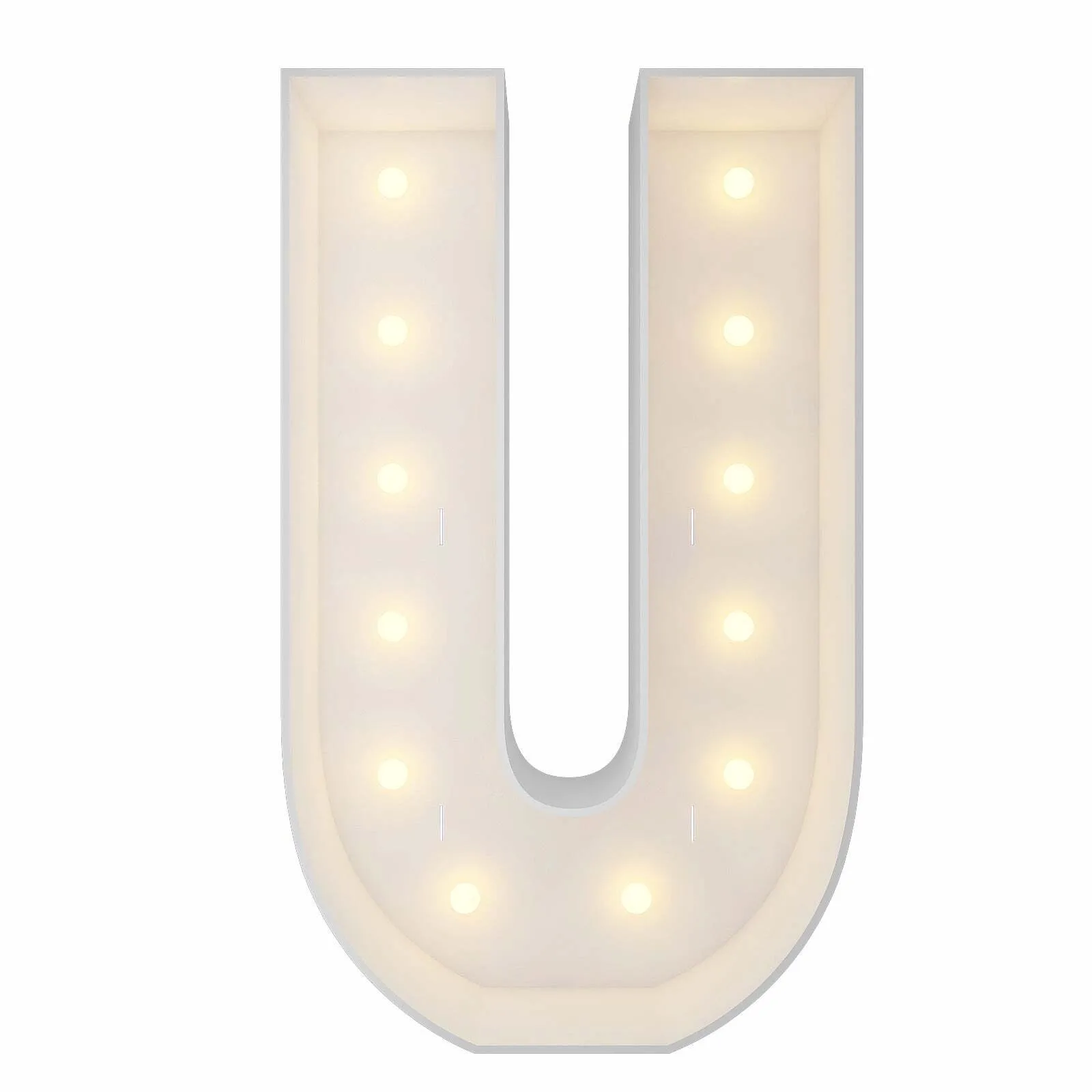 Letter “U” marquee 