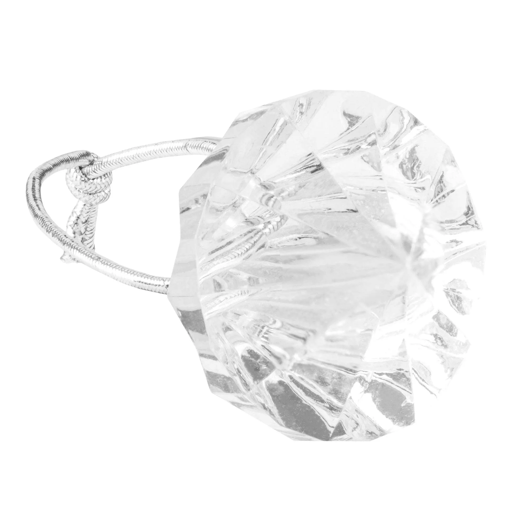 Diamond elastic band napkin ring