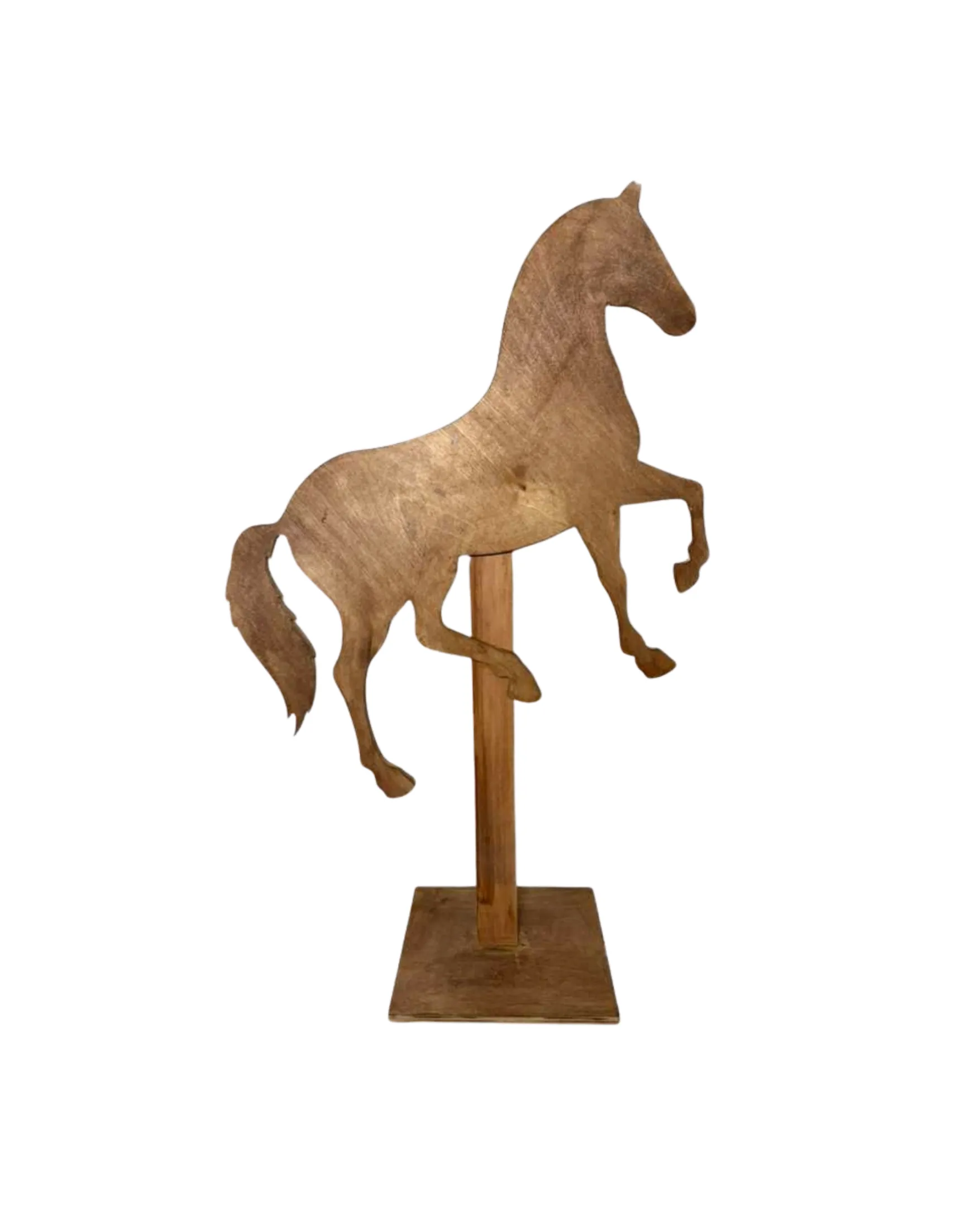 Western Wooden Horse Centerpiece