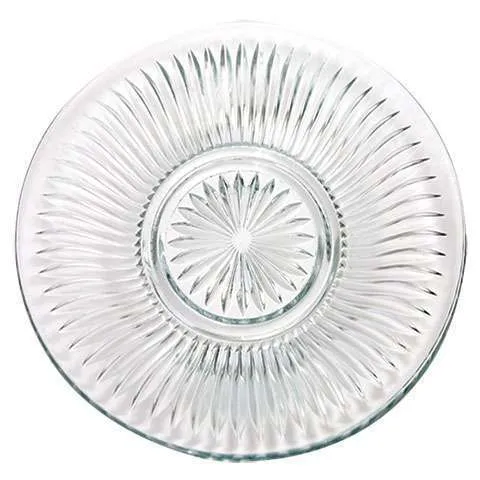 Glass Rivets Dinner Plate