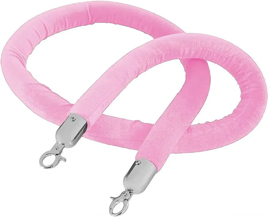 Crowd Control Rope- Pink Velvet 