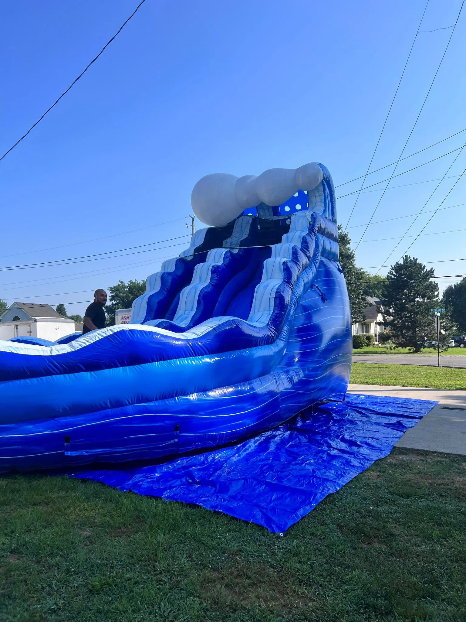 18 Foot Tall Water Slide