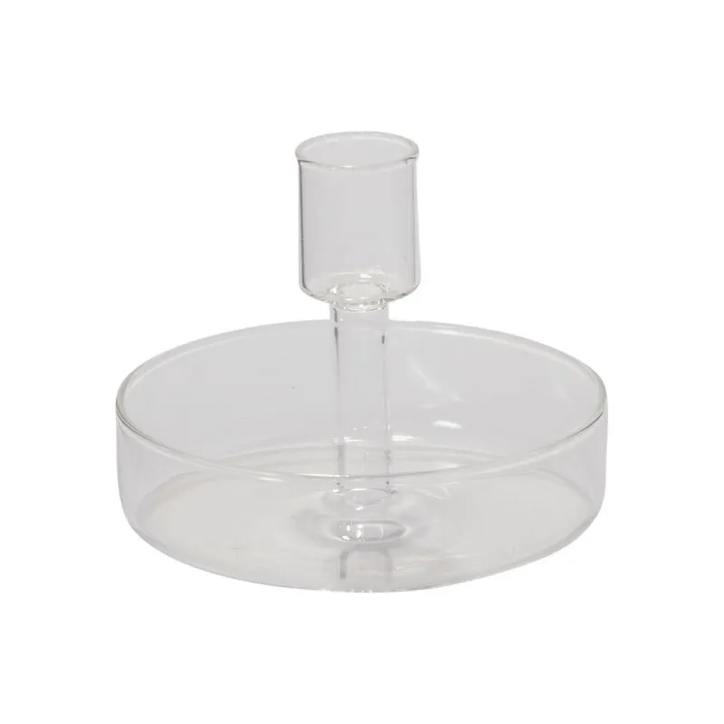 Adeline Clear Candleholder 3.25"