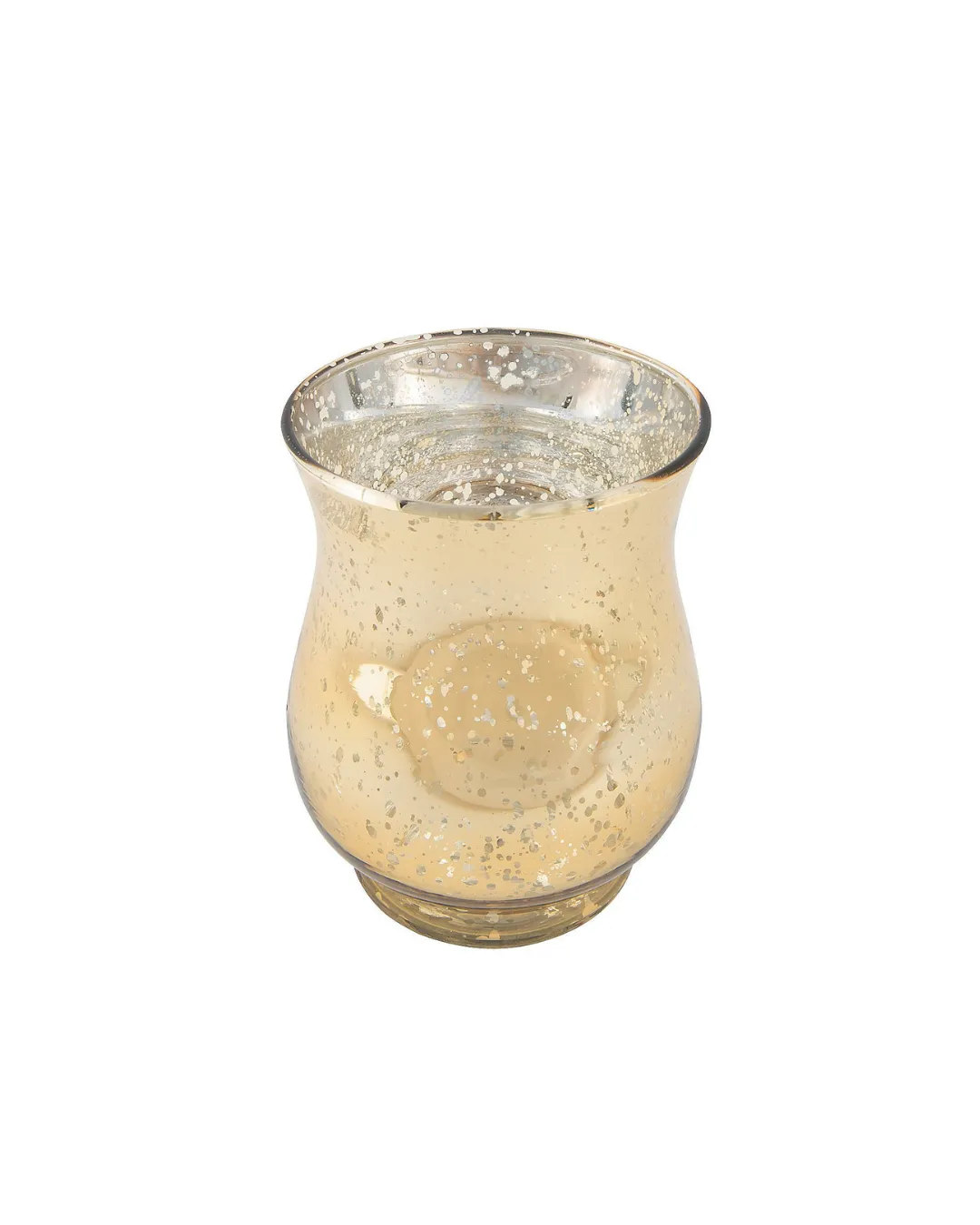 Gold Mercury Pillar Candle Holder