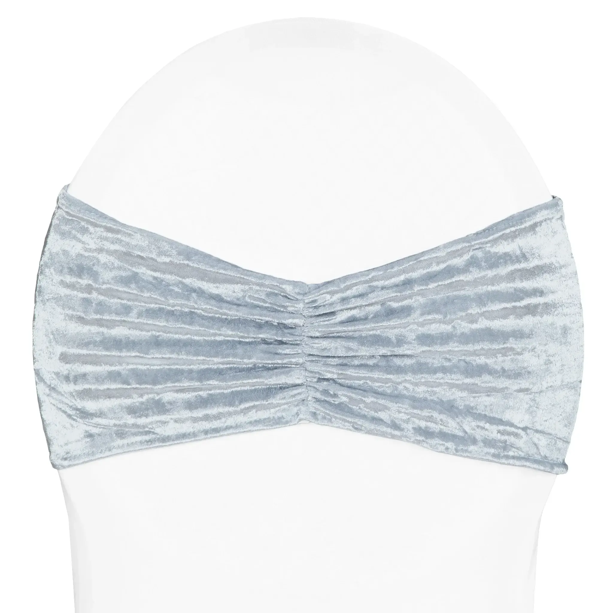 Dusty Blue Velvet Chair Band