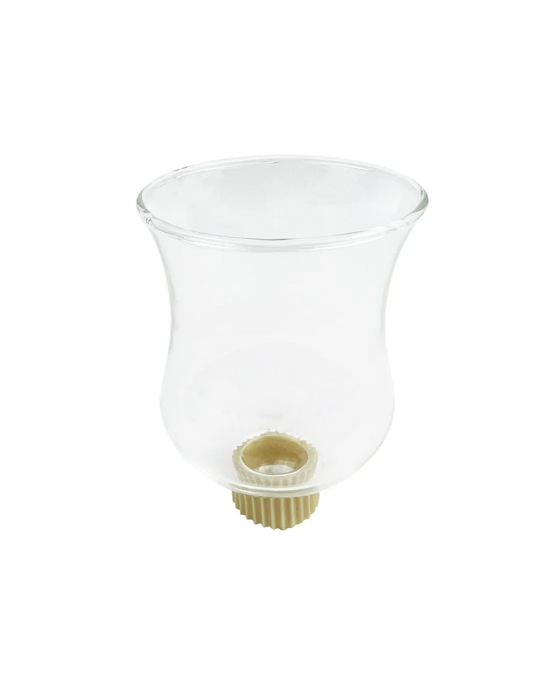 Classic Tulip Shape Clear Glass Votive Candle Holder