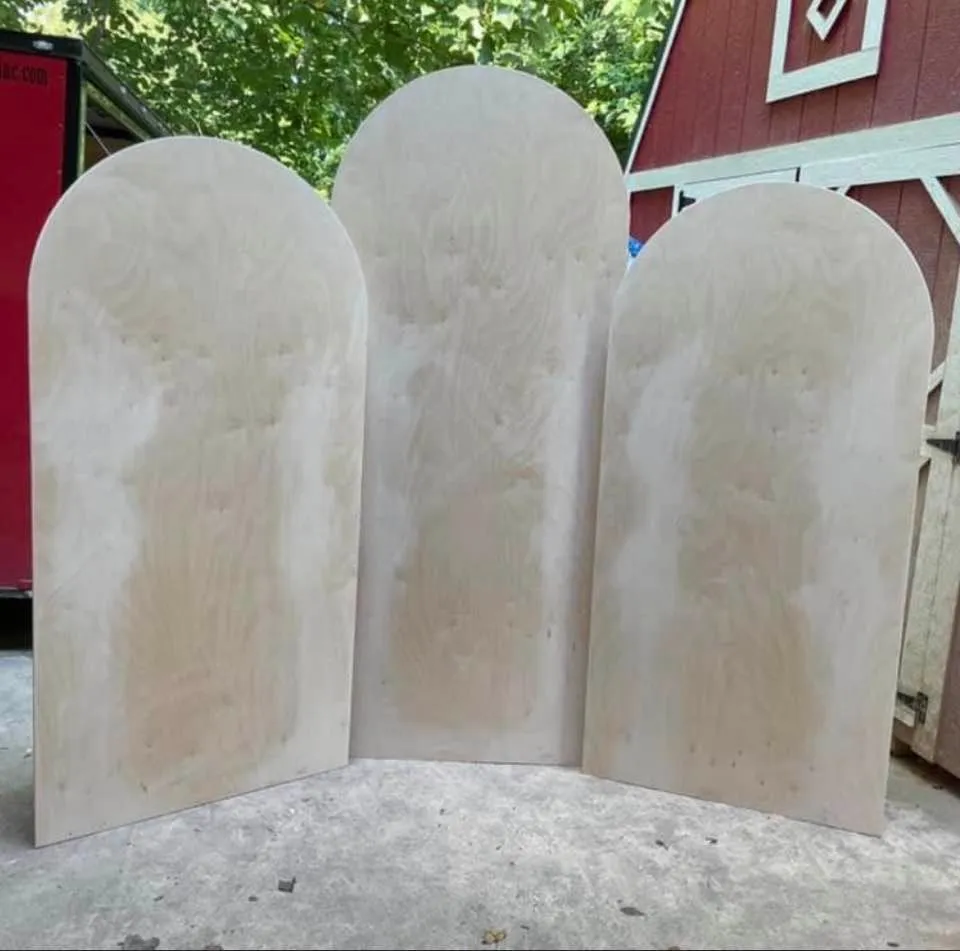 Wood Beige Arch Boards