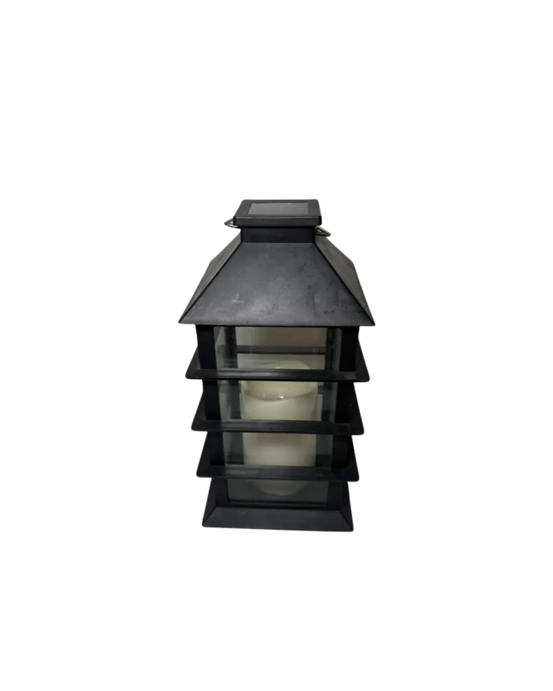 Rustic Layered Black Lantern
