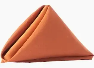 Lamour Satin Napkin- Terracotta